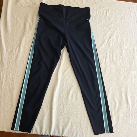 JoyLab Side Stripe Athletic Yoga Leggings in Women’s Size L, Navy Blue. - Picture 5 of 9